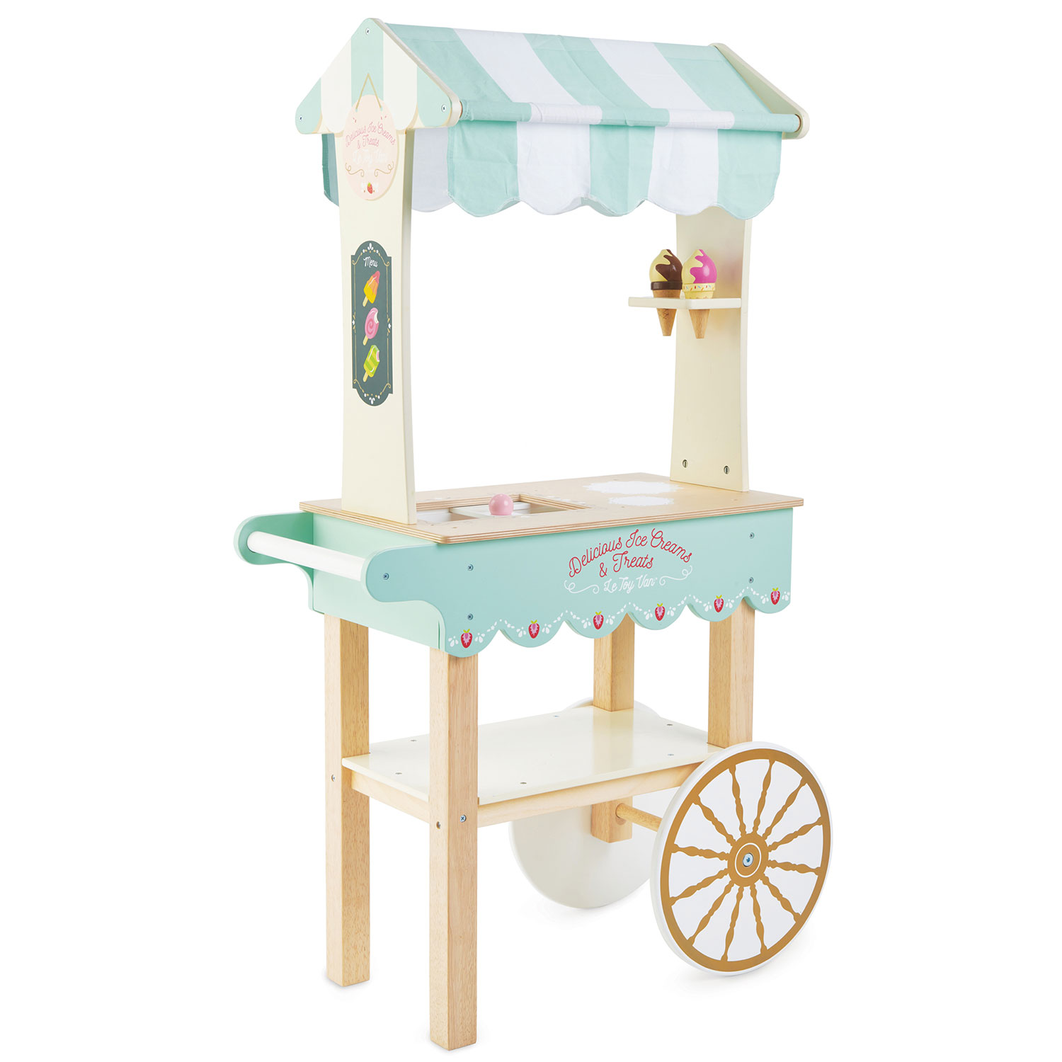 Eiscremewagen / Ice Cream Trolley Market Stall-Le Toy Van (LTV)