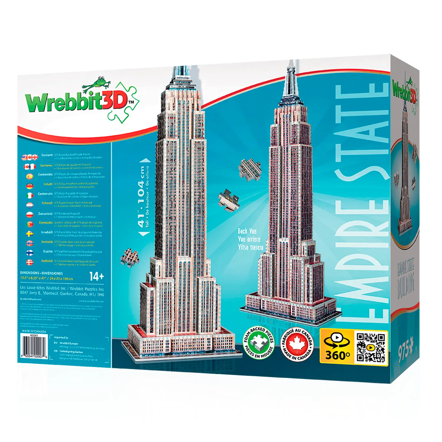 Empire State Building / 3D-Puzzle Empire State Building / 3D-Puzzle-Wrebbit-3D Puzzles