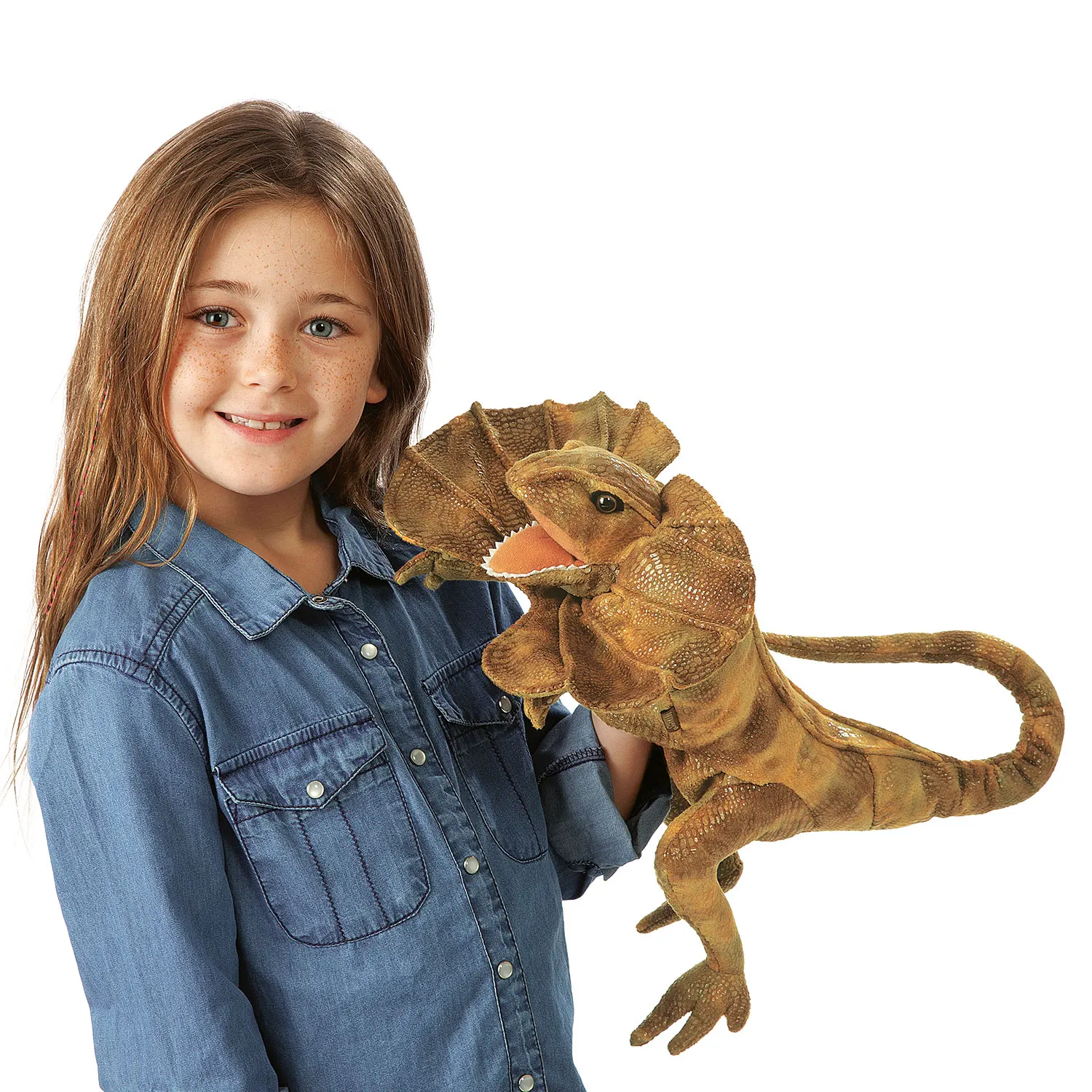 Kragenechse / Frilled Lizard-Folkmanis® Puppets