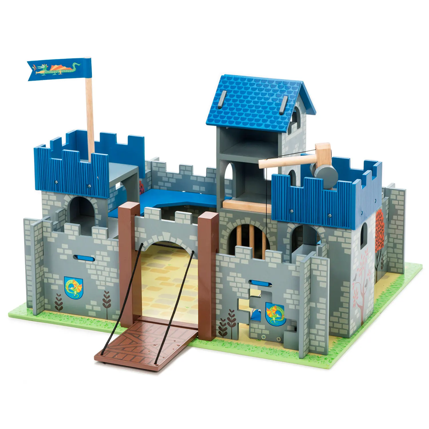 Excalibur Burg / Wooden Castle with Drawbridge-Le Toy Van (LTV)