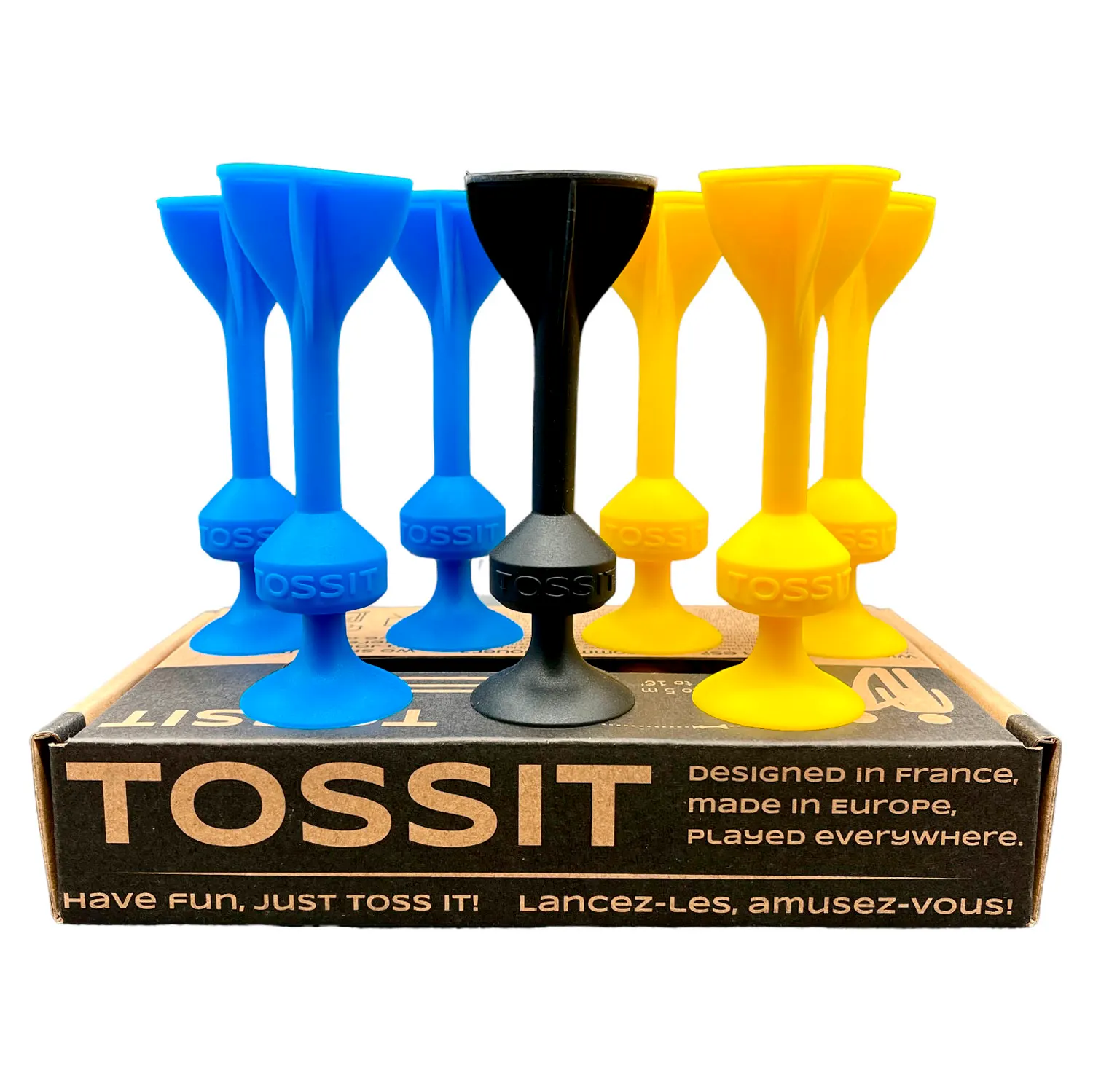 TOSSIT ORIGINAL STARTER PACK gelb / dunkelblau-TOSSIT®