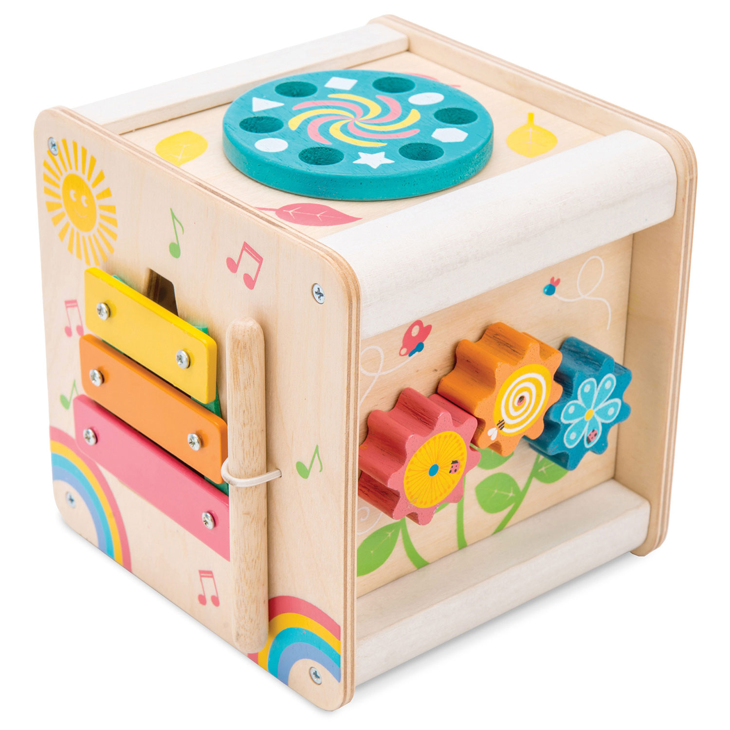 Kleiner Activity-Würfel / Activity Wooden Cube-Le Toy Van (LTV)